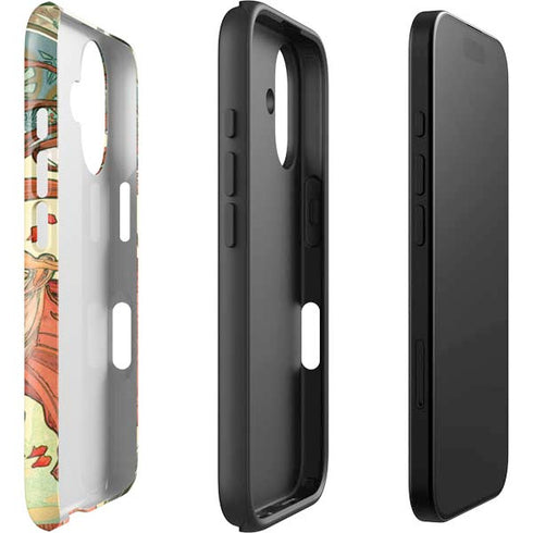 The Arts: Dance by Mucha iPhone 16 Impact Case